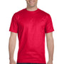 Gildan Mens DryBlend Moisture Wicking Short Sleeve Crewneck T-Shirt - Sport Scarlet Red