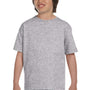 Gildan Youth DryBlend Moisture Wicking Short Sleeve Crewneck T-Shirt - Sport Grey