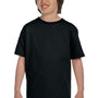 Gildan Youth DryBlend Moisture Wicking Short Sleeve Crewneck T-Shirt - Black