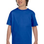 Gildan Youth DryBlend Moisture Wicking Short Sleeve Crewneck T-Shirt - Royal Blue