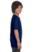 Gildan G800B Youth DryBlend Moisture Wicking Short Sleeve Crewneck T-Shirt Navy Blue Side