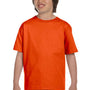 Gildan Youth DryBlend Moisture Wicking Short Sleeve Crewneck T-Shirt - Orange