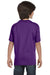 Gildan G800B Youth DryBlend Moisture Wicking Short Sleeve Crewneck T-Shirt Purple Back