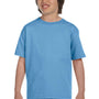 Gildan Youth DryBlend Moisture Wicking Short Sleeve Crewneck T-Shirt - Carolina Blue