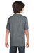 Gildan G800B Youth DryBlend Moisture Wicking Short Sleeve Crewneck T-Shirt Heather Graphite Grey Back