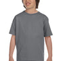 Gildan Youth DryBlend Moisture Wicking Short Sleeve Crewneck T-Shirt - Gravel Grey