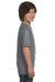 Gildan G800B Youth DryBlend Moisture Wicking Short Sleeve Crewneck T-Shirt Gravel Grey Side