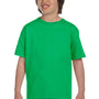 Gildan Youth DryBlend Moisture Wicking Short Sleeve Crewneck T-Shirt - Electric Green
