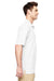 Gildan G828 Mens Short Sleeve Polo Shirt White Side
