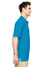 Gildan G828 Mens Short Sleeve Polo Shirt Sapphire Blue Side