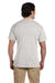 Gildan G830 Mens DryBlend Moisture Wicking Short Sleeve Crewneck T-Shirt w/ Pocket Ash Grey Back