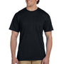 Gildan Mens DryBlend Moisture Wicking Short Sleeve Crewneck T-Shirt w/ Pocket - Black