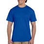 Gildan Mens DryBlend Moisture Wicking Short Sleeve Crewneck T-Shirt w/ Pocket - Royal Blue