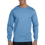 Gildan Mens DryBlend Moisture Wicking Long Sleeve Crewneck T-Shirt - Carolina Blue