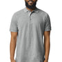 Gildan Mens Double Pique Short Sleeve Polo Shirt - Sport Grey