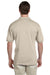 Gildan G880 Mens DryBlend Moisture Wicking Short Sleeve Polo Shirt Sand Brown Back