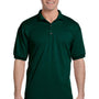 Gildan Mens DryBlend Moisture Wicking Short Sleeve Polo Shirt - Forest Green