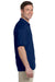 Gildan G880 Mens DryBlend Moisture Wicking Short Sleeve Polo Shirt Navy Blue Side