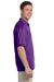 Gildan G880 Mens DryBlend Moisture Wicking Short Sleeve Polo Shirt Purple Side