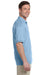 Gildan G880 Mens DryBlend Moisture Wicking Short Sleeve Polo Shirt Light Blue Side