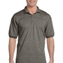 Gildan Mens DryBlend Moisture Wicking Short Sleeve Polo Shirt - Heather Graphite Grey