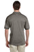 Gildan G880 Mens DryBlend Moisture Wicking Short Sleeve Polo Shirt Heather Graphite Grey Back