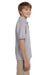 Gildan G880B Youth DryBlend Moisture Wicking Short Sleeve Polo Shirt Sport Grey Side