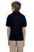 Gildan G880B Youth DryBlend Moisture Wicking Short Sleeve Polo Shirt Black Back