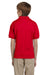 Gildan G880B Youth DryBlend Moisture Wicking Short Sleeve Polo Shirt Red Back