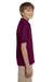 Gildan G880B Youth DryBlend Moisture Wicking Short Sleeve Polo Shirt Maroon Side
