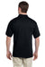 Gildan G890 Mens DryBlend Moisture Wicking Short Sleeve Polo Shirt w/ Pocket Black Back