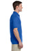 Gildan G890 Mens DryBlend Moisture Wicking Short Sleeve Polo Shirt w/ Pocket Royal Blue Side