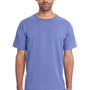 ComfortWash By Hanes Mens Short Sleeve Crewneck T-Shirt - Deep Forte Purple
