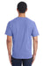 ComfortWash By Hanes GDH100 Mens Short Sleeve Crewneck T-Shirt Deep Forte Purple Back