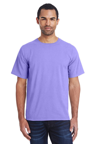 ComfortWash by Hanes GDH100 Short Sleeve Crewneck T-Shirt Lavender Purple Front