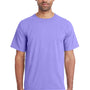 ComfortWash by Hanes Mens Short Sleeve Crewneck T-Shirt - Lavender Purple
