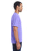 ComfortWash by Hanes GDH100 Short Sleeve Crewneck T-Shirt Lavender Purple Side