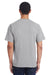 ComfortWash By Hanes GDH100 Mens Short Sleeve Crewneck T-Shirt Concrete Grey Back