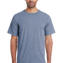 ComfortWash by Hanes Mens Short Sleeve Crewneck T-Shirt - Saltwater Blue