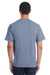 ComfortWash by Hanes GDH100 Short Sleeve Crewneck T-Shirt Saltwater Blue Back