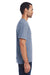 ComfortWash by Hanes GDH100 Short Sleeve Crewneck T-Shirt Saltwater Blue Side