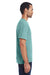 ComfortWash by Hanes GDH100 Short Sleeve Crewneck T-Shirt Spanish Moss Green Side