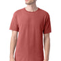ComfortWash by Hanes Mens Short Sleeve Crewneck T-Shirt - Nantucket Red
