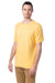 ComfortWash by Hanes GDH100 Mens Short Sleeve Crewneck T-Shirt Butterscotch Yellow 3Q