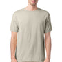 ComfortWash by Hanes Mens Short Sleeve Crewneck T-Shirt - Parchment