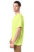 ComfortWash by Hanes GDH100 Mens Short Sleeve Crewneck T-Shirt Chic Lime Green SIde