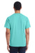 ComfortWash By Hanes GDH150 Mens Short Sleeve Crewneck T-Shirt w/ Pocket Mint Green Back
