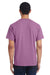ComfortWash By Hanes GDH150 Mens Short Sleeve Crewneck T-Shirt w/ Pocket Plum Purple Back