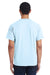 ComfortWash By Hanes GDH150 Mens Short Sleeve Crewneck T-Shirt w/ Pocket Soothing Blue Back