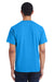 ComfortWash By Hanes GDH150 Mens Short Sleeve Crewneck T-Shirt w/ Pocket Sky Blue Back